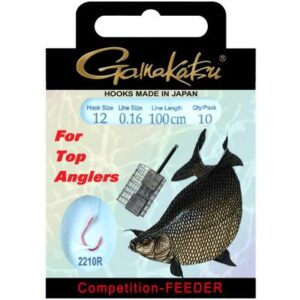 Gamakatsu Bks-2210R Brassen-Feeder1M Comp Gr. 10