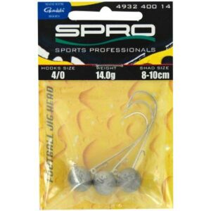 Spro Foot Ball Jigkopf 3/0-14G 3 Stk.