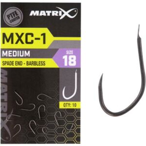Matrix MXC-1 Size 16 Barbless Spade End PTFE 10pcs