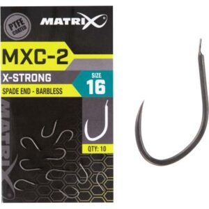 Matrix MXC-2 Size 14 Barbless Spade End PTFE 10pcs