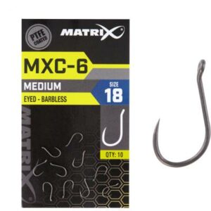Matrix MXC-6 Size 16 Barbless Eyed PTFE 10pcs