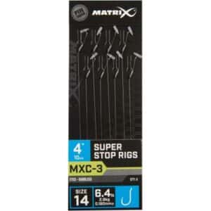 Matrix Mxc-3 Size 14 Barbless 0.18mm 4" 10cm Super Stop 8Pcs