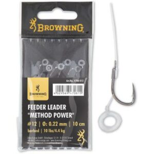 Browning #12 Feeder Leader Method Power Pellet Band bronze 0