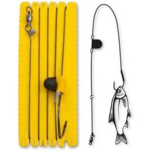 Black Cat 8/0 Single Hook Rig with Rattle XL 100kg 1Stück 1