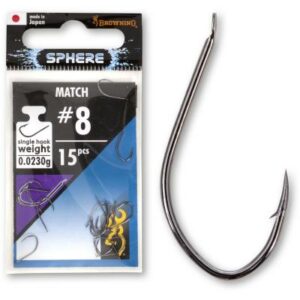 Browning Haken lose #10 Sphere Match black nickel 15 Stk.