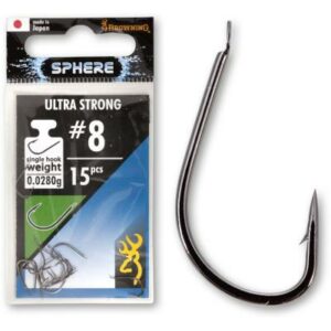 Browning Haken lose #8 Sphere Ultra Strong black nickel 15 Stk.