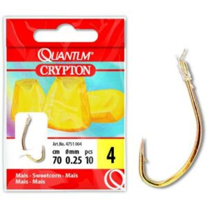 Quantum #12 Crypton Mais Vorfachhaken gold 0