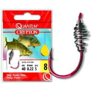 Quantum #4 Crypton Teig Vorfachhaken rot 0