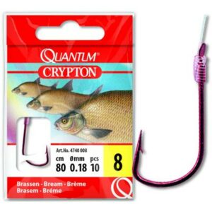Quantum #10 Crypton Brassen Vorfachhaken rot 0