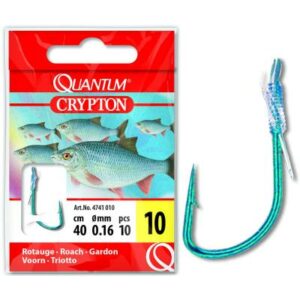 Quantum #10 Crypton Rotauge Vorfachhaken blau 0