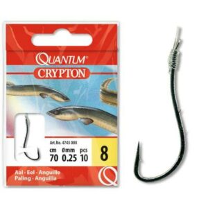 Quantum #6 Crypton Aal Vorfachhaken nickel 0