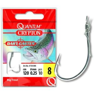 Quantum #6 Crypton Big Trout Vorfachhaken silber 0