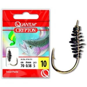 Quantum #6 Crypton Trout Paste Vorfachhaken gold 0