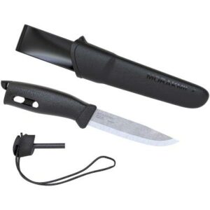 Morakniv Gürtelmesser Companion Spark Schwarz Klingenlänge 10