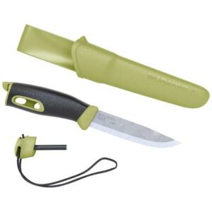 Morakniv Gürtelmesser Companion Spark Grün Klingenlänge 10