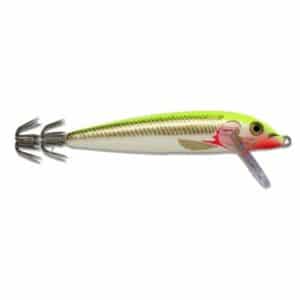 Rapala Squid Sqcd Sfc 9cm Variabel Taucht ab Silver Fluorescent Chart