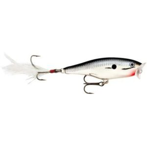 Rapala Skitter Pop Top Water 5cm Chrome Oberflächenköder