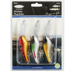 FLADEN Wobbler 3er Set 12cm Fat Shad