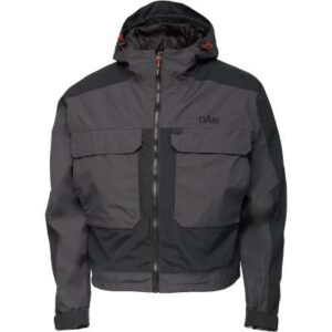 DAM Dryzone Wading Jacket Xl 67cm 64cm 69cm Black/Grey