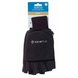 Kinetic Wind Stop Foldover Mitt L Black