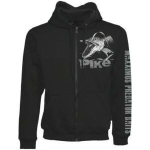 FLADEN Hoody jacket angry skeleton pike black XXXL