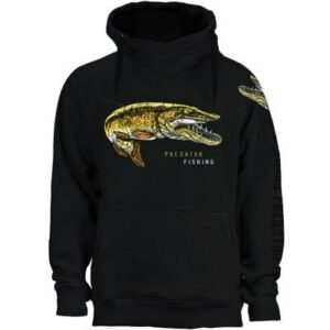 FLADEN Hoody Greedy pike black L