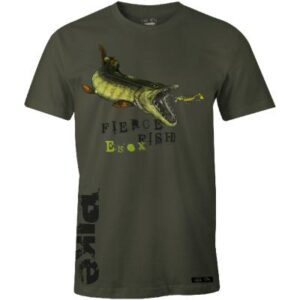 Fladen T-shirt hungriger Hecht grün S