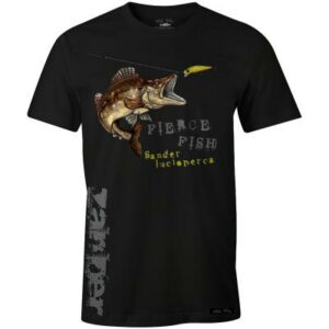 FLADEN T-shirt Hungry Zander black S