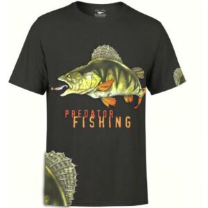 FLADEN T-shirt Greedy Perch black L