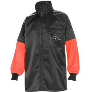 FLADEN Jacket 907 Black & orange PU L