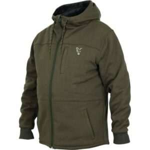 Fox collection Green Silver Sherpa hoodie - XXXL