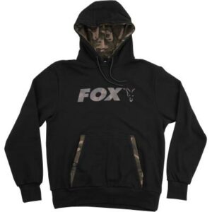 Fox Black / Camo Print Hoody - S