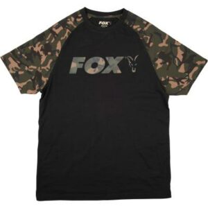 Fox Black Camo Raglan T S