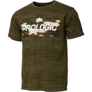 Prologic Bark Print T-Shirt Xxl Burnt Olive Green