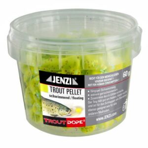 JENZI Trout-Pellets 60g Gelb