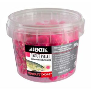 JENZI Trout-Pellets 60g Rot-Pink