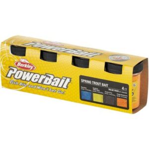 Berkley PowerBait Trout Season Pack Multi 4 x 50g Frühling