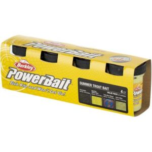 Berkley PowerBait Trout Season Pack Multi 4 x 50g Sommer