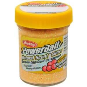 Berkley Natural Scent Trout Bait Glitter Salmon Egg Peach