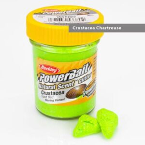 Berkley Natural Scent Trout Bait Glitter Krebs Chartreuse