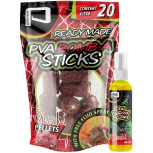 Pelzer PVA Bomb-A-Stick Fluo Pellets Banana