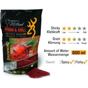 Browning Champion's Method Robin & Krill rot 1kg