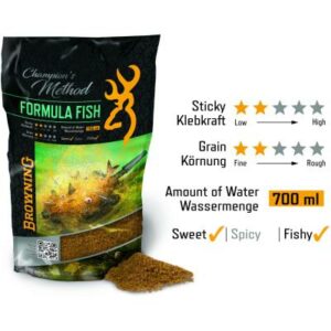 Champion's Method Formula Fish Natur Scopex Karamell 1kg