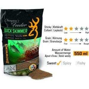 Browning Champion’s Feeder Mix Quick Skimmer braun 1kg