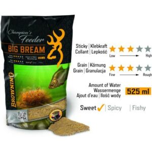 Browning Champion’s Feeder Mix Big Bream gelb 1kg