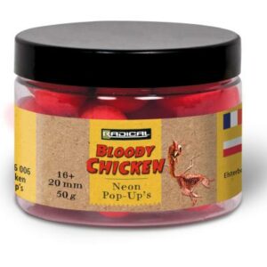 Radical Bloody Chicken Neon Pop Ups Ø 16mm / 20mm neon rot 50g