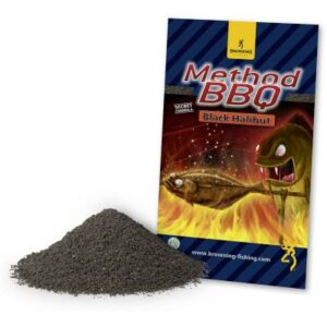 Browning Grundfutter Method BBQ Black Halibut 1kg dunkelbraun Black Halibut