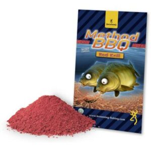 Browning Grundfutter Method BBQ Red Krill 1kg rot Red Krill