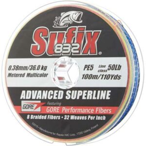 Sufix 832 Braid Multicolor 0