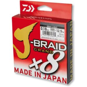 Daiwa J-Braid Grand X8 hellgrau 0.13mm 8.5kg 135m
